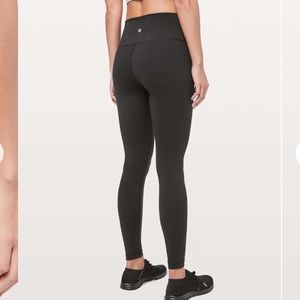 Lululemon Wunder Under Mid Rise Tight *Full-On Luon 28” Size 4